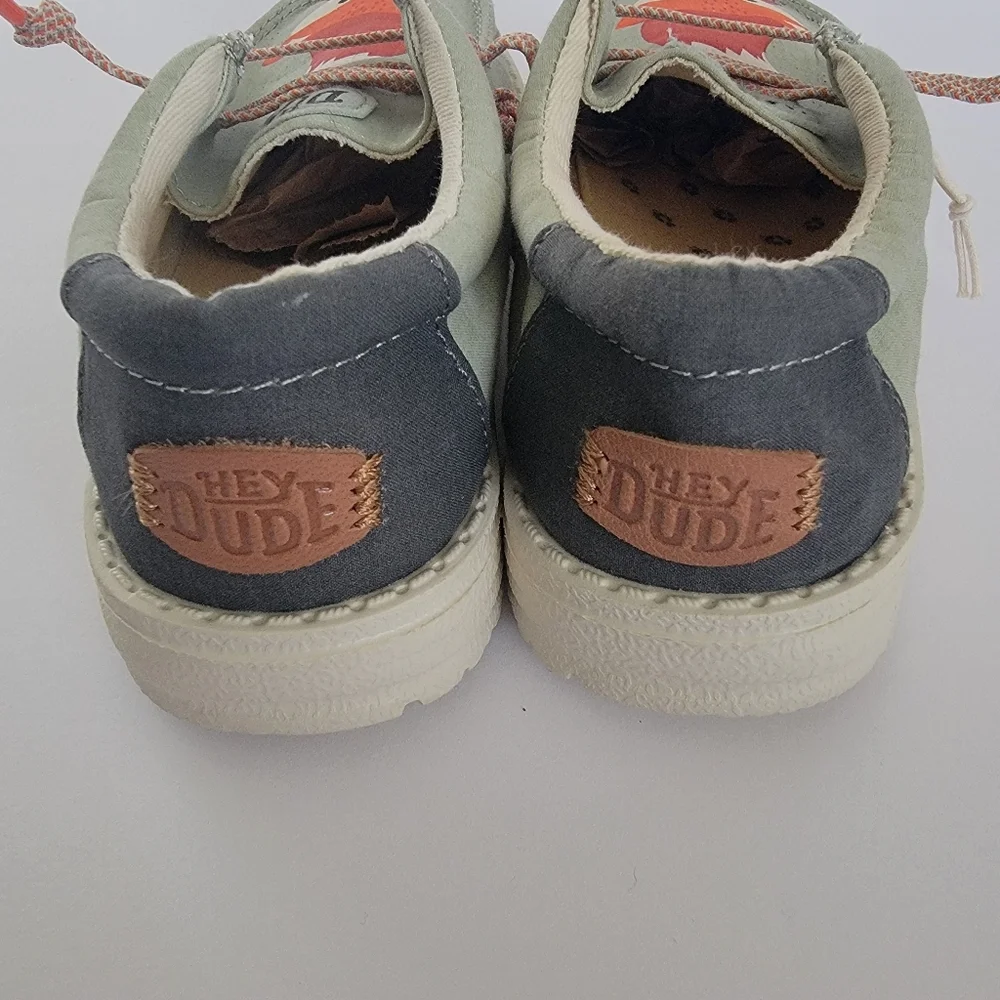 Hey Dude Wally Toddler Critter Slip On Shoes Sage Fox Sz TD10